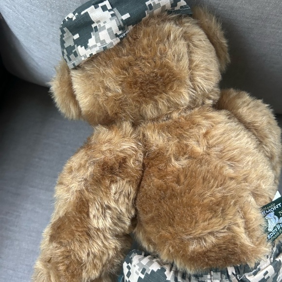Vtg Vermont Teddy Bear handmade 18" military boots hat pants tags HTF soldier - Picture 10 of 14